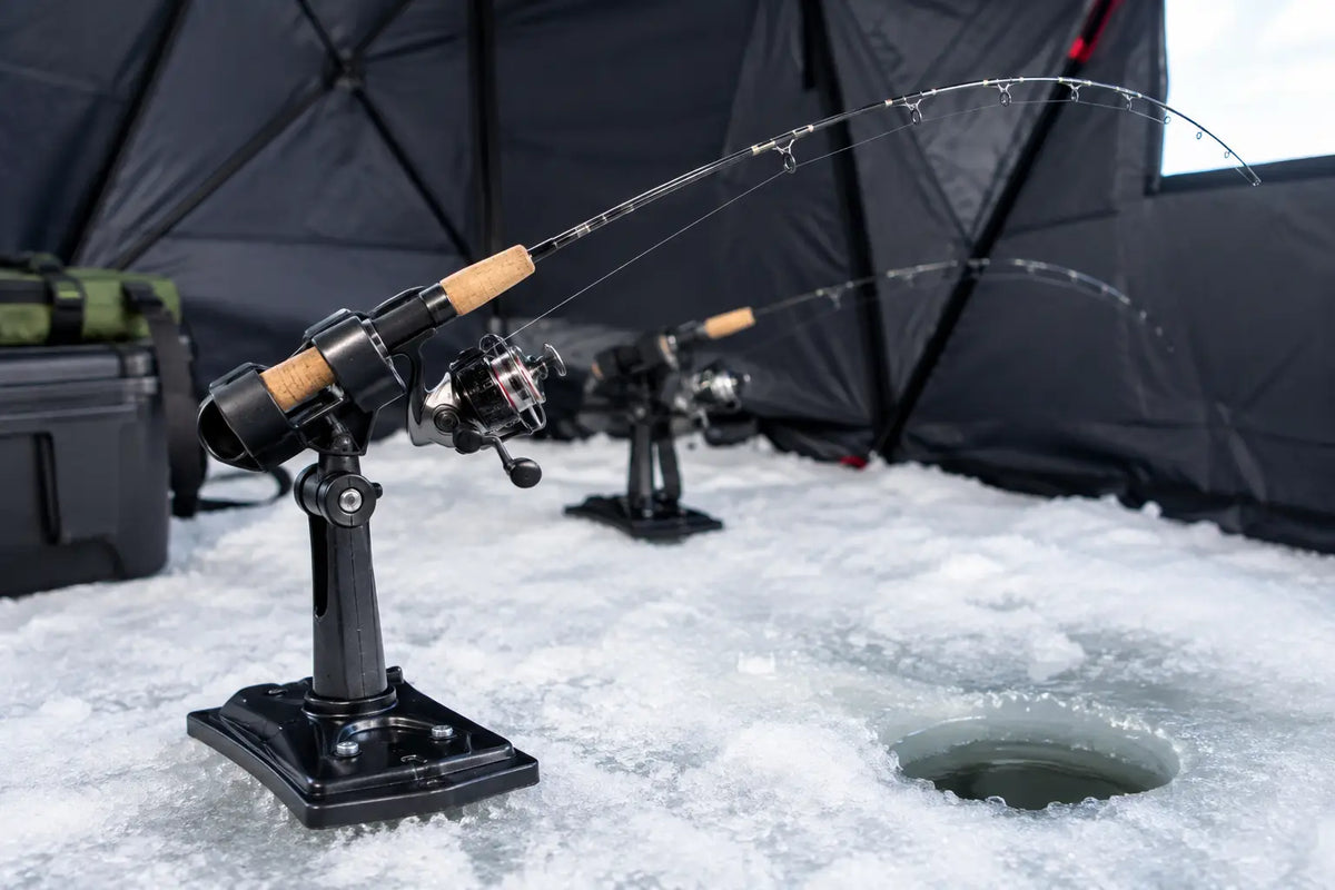 Best Ice Shelter Rod Mounts for Warm Fishing