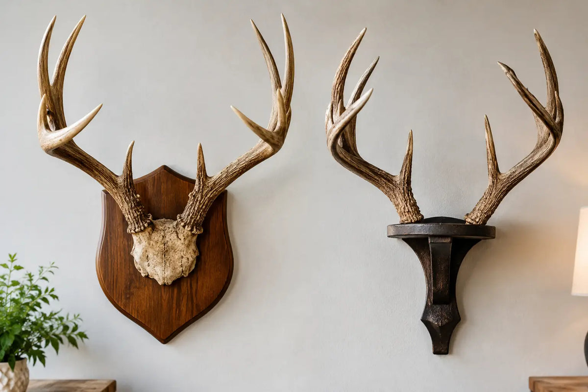 Antler Plaque Versus Bracket: Which Is Right?