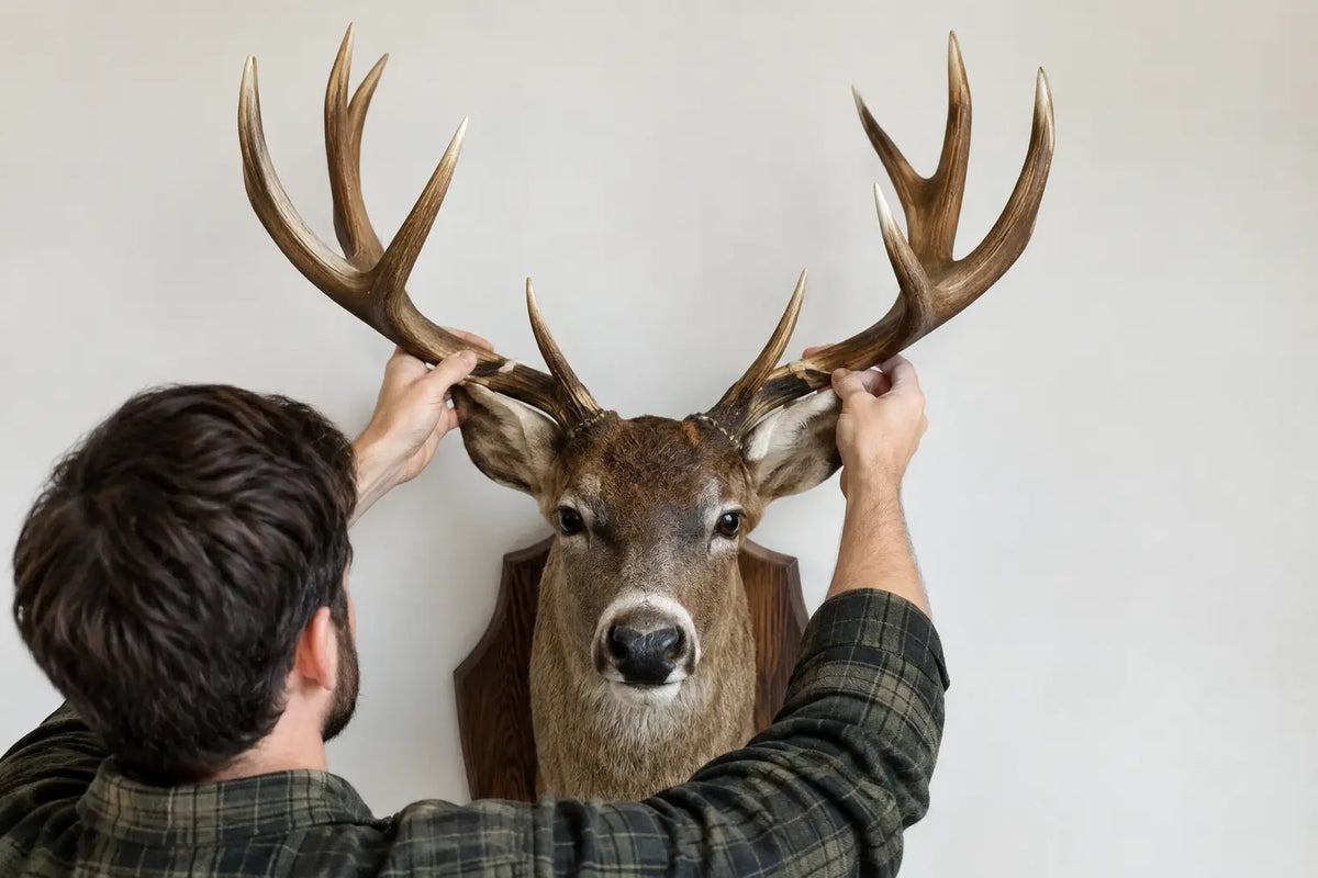 How to Align Antlers Symmetrically on a Mount