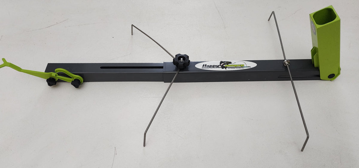 Happy Hooker fully set up, shown without a fishing rod